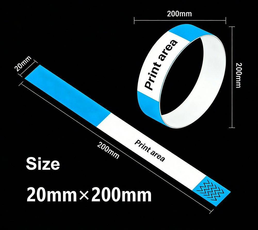 Gelang Tangan Termal Kanak-kanak 20 x 200 mm