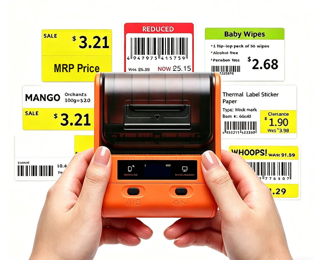Label Harga Barcode Tersuai