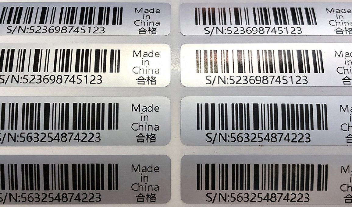 Paper Label Nombor Siri