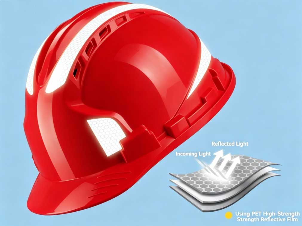 Material Options for Custom Hard Hat Stickers