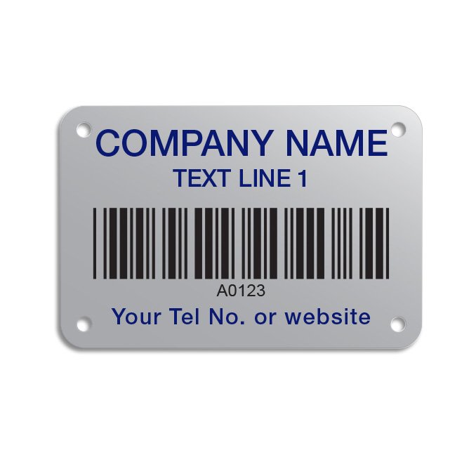 Metal Label Nombor Siri