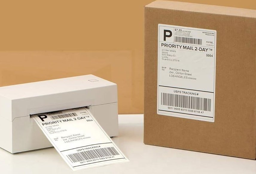 Label pelekat diri penghantaran