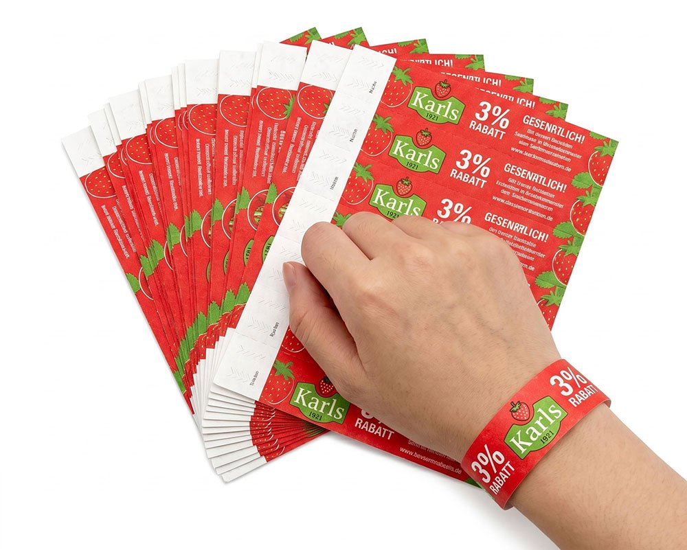 Kertas Sintetik label application