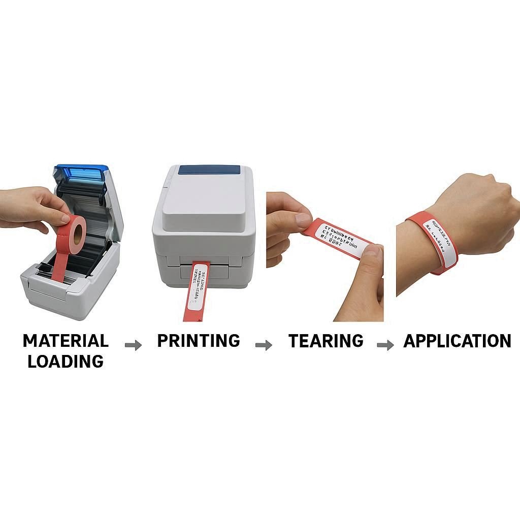 Proses Pencetakan Gelang Tangan Termal