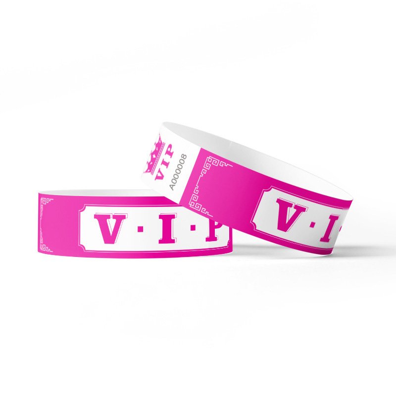 Gelang tangan VIP Tyvek pakai buang